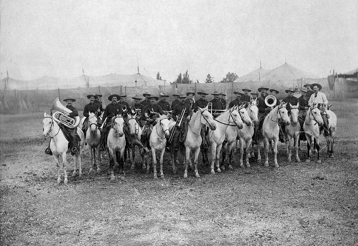 Buffalo Bill's Cowboy Band. MS 6 William F. Cody Collection, McCracken Research Library. P.6.1774