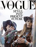 Cover of Vogue Italy, December 2014.