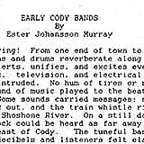 MS 184 Early Cody Bands