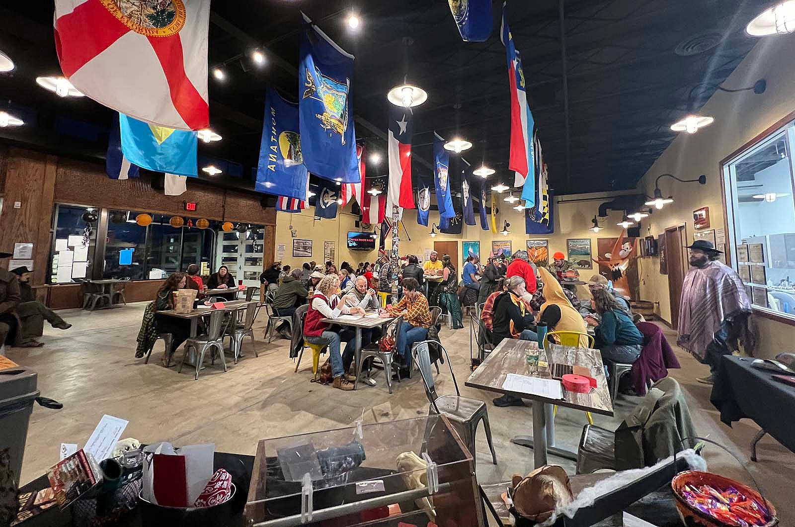 A crowd of people at Cody Craft Brewing.