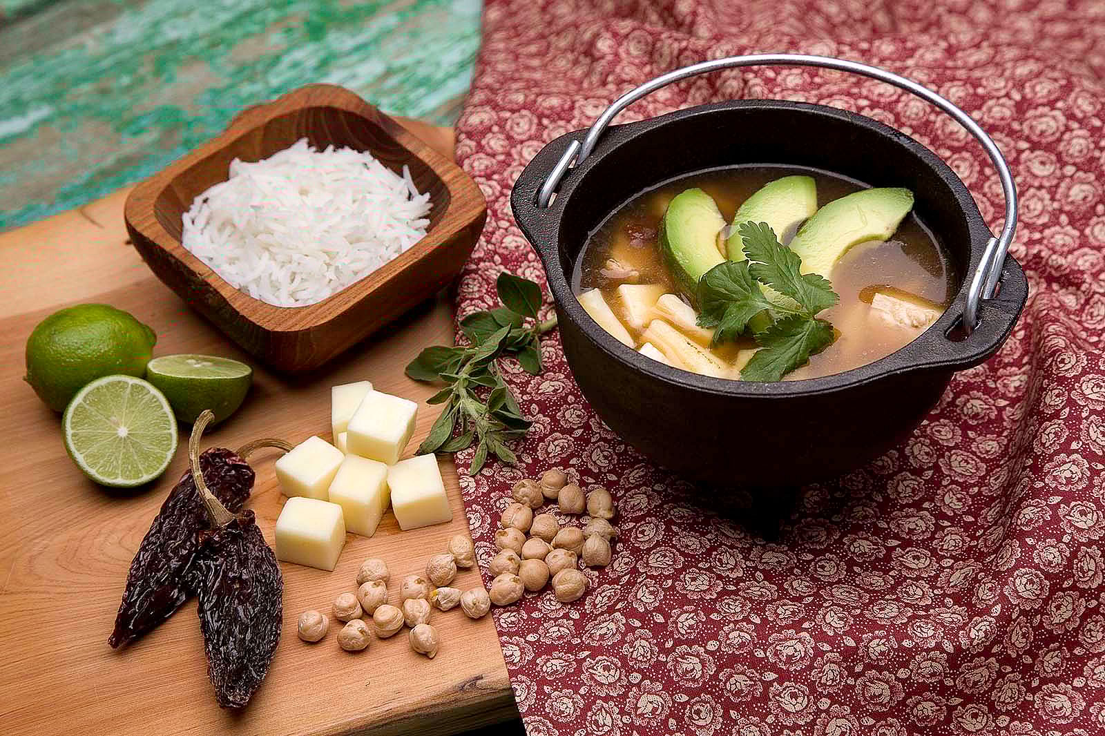 "Bowl of the Wife of Kit Carson" chicken soup