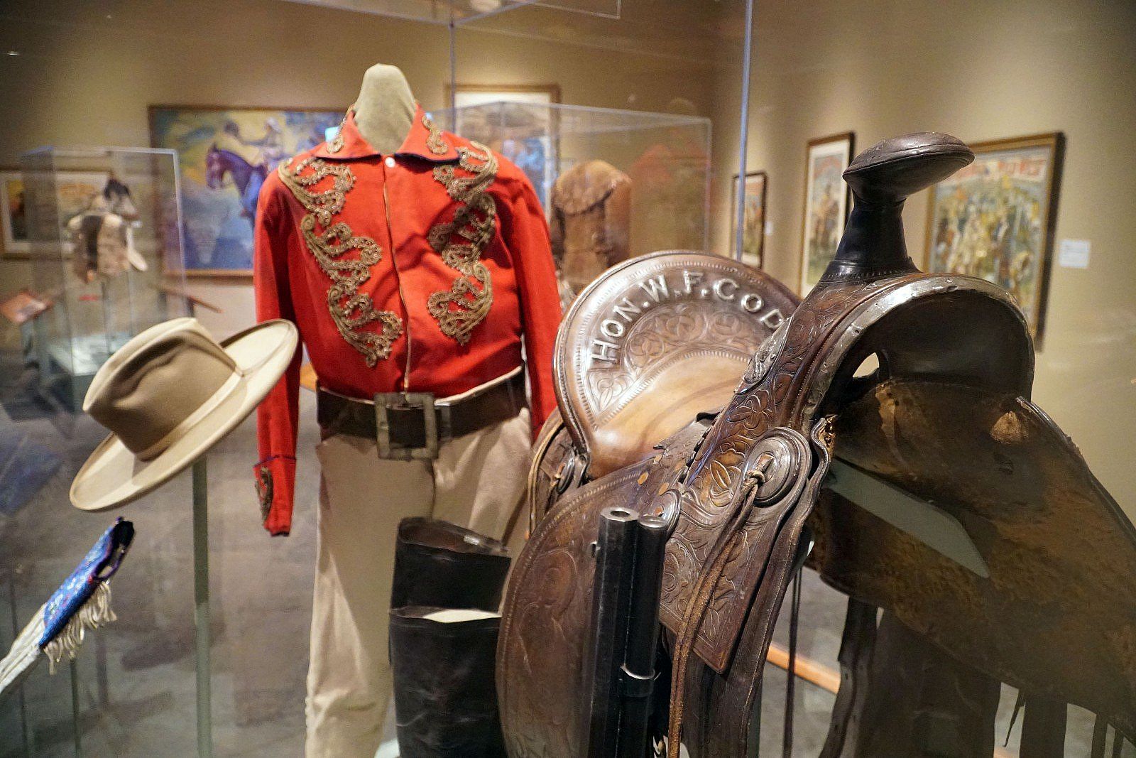 "The Showman" exhibit, Buffalo Bill Museum, Buffalo Bill Center of the West, Cody, Wyoming, USA. (BBCW-BBM04)