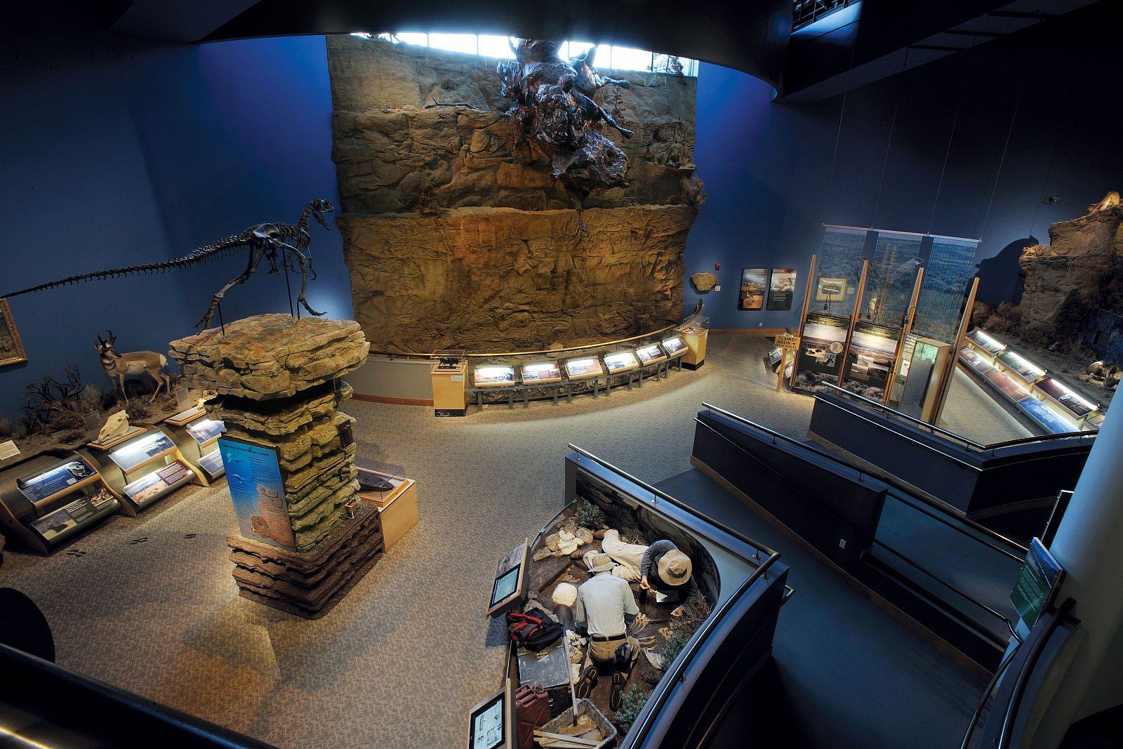 Plains-Basin environment exhibit, Draper Natural History Museum, Buffalo Bill Center of the West, Cody, Wyoming, USA. (BBCW-DNHM02)