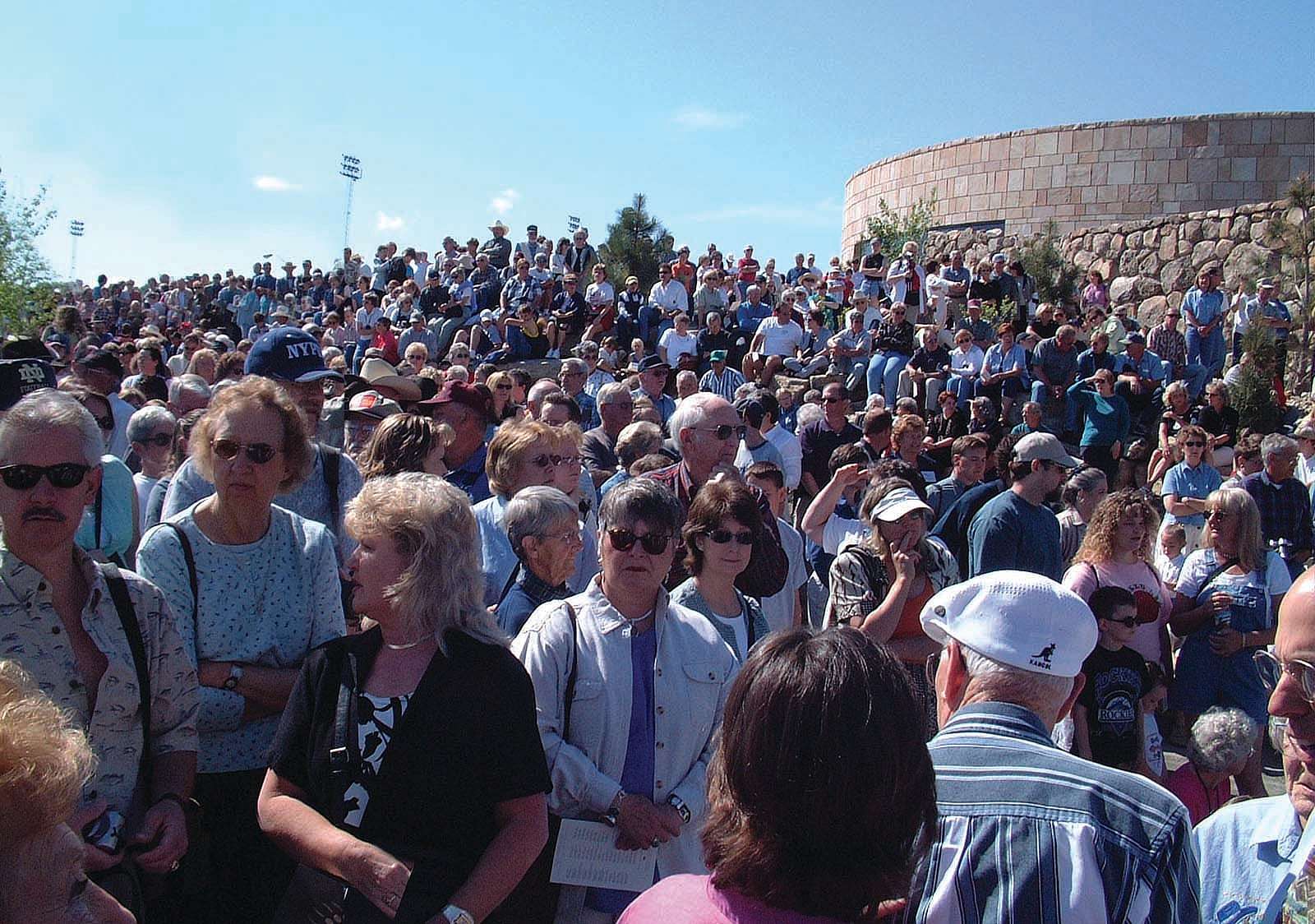 The Draper Natural History Museum opening, June 2002—just what Al meant by “extraordinary” accomplishments by the Center of the West.