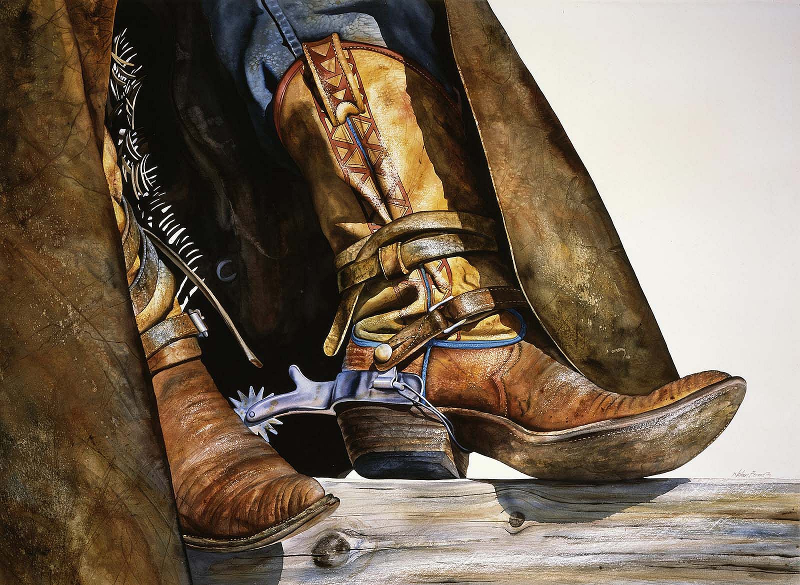 Nelson Boren (b. 1952). “Kick’n Back,” 1995. Gift of The Alexander Bodini Foundation, in memory of Alexander Bodini. 4.96