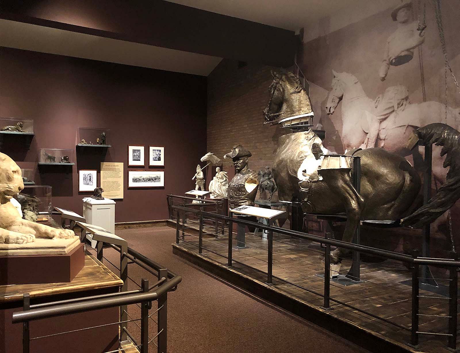 The Center's Proctor Studio exhibit in the Whitney Western Art Museum.