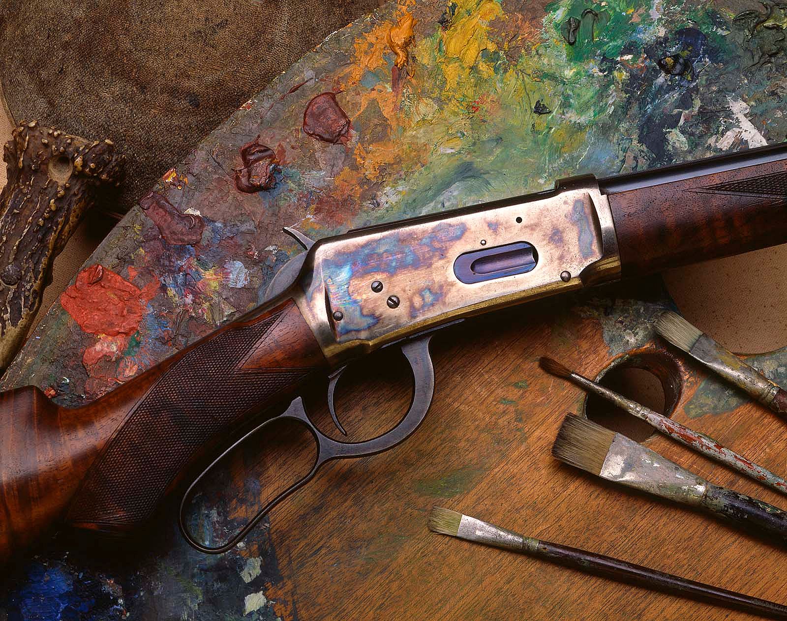 Frederic Remington's Winchester Model 1894 Deluxe Sporting Rifle. Gift of The Coe Foundation. 1.67.335
