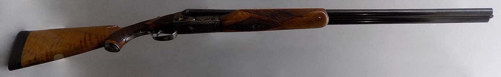 Winchester Model 21 Shotgun, 1973. Serial number 26352. Owned by James Doolittle. Gift of General James H. Doolittle. 1979.2.1