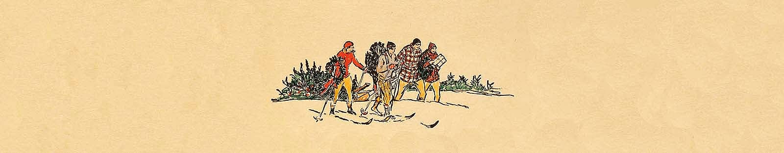 W.H.D. Koerner (1878-1938). Christmas drawing. Gift of the artist's heirs, W.H.D. Koerner, III and Ruth Koerner Oliver. 1.78 (detail)