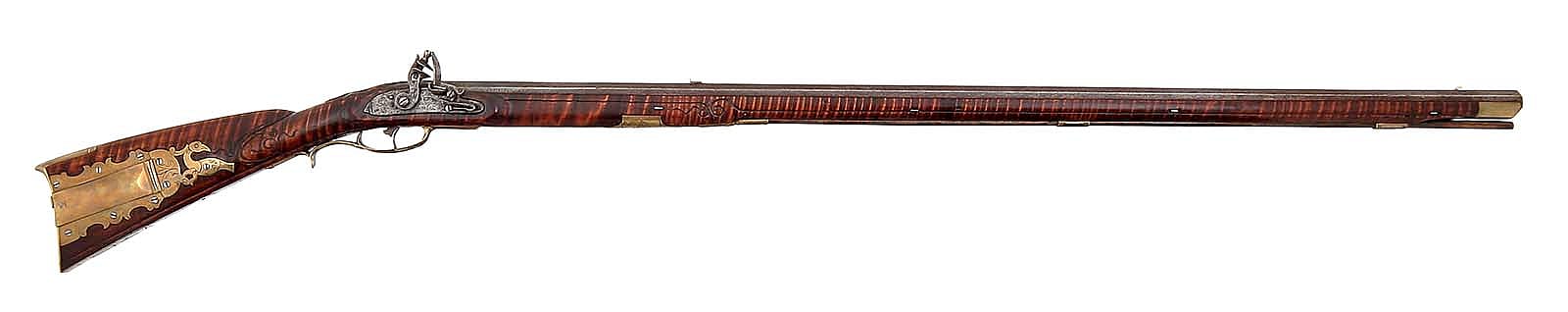Kentucky flintlock long rifle. Gift of Olin Corporation, Winchester Arms Collection. 1988.8.876