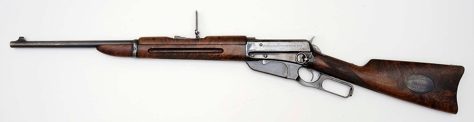 Buffalo Bill's Winchester carbine. Gift of Mrs. George T. Beck. 1.69.369