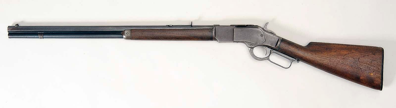 Buffalo Bill's Model 1873 Rifle Winchester, 1906, (New Haven, CT), .44-40, Serial #607678. Museum Purchase, Garlow Collection. 1.69.1237