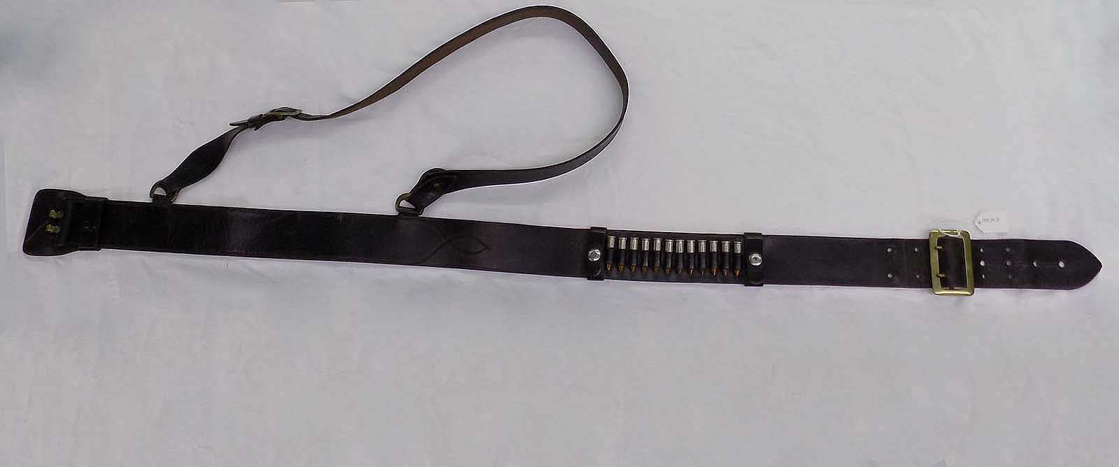 Verne Stull's cartridge belt. 1990.14.1.3