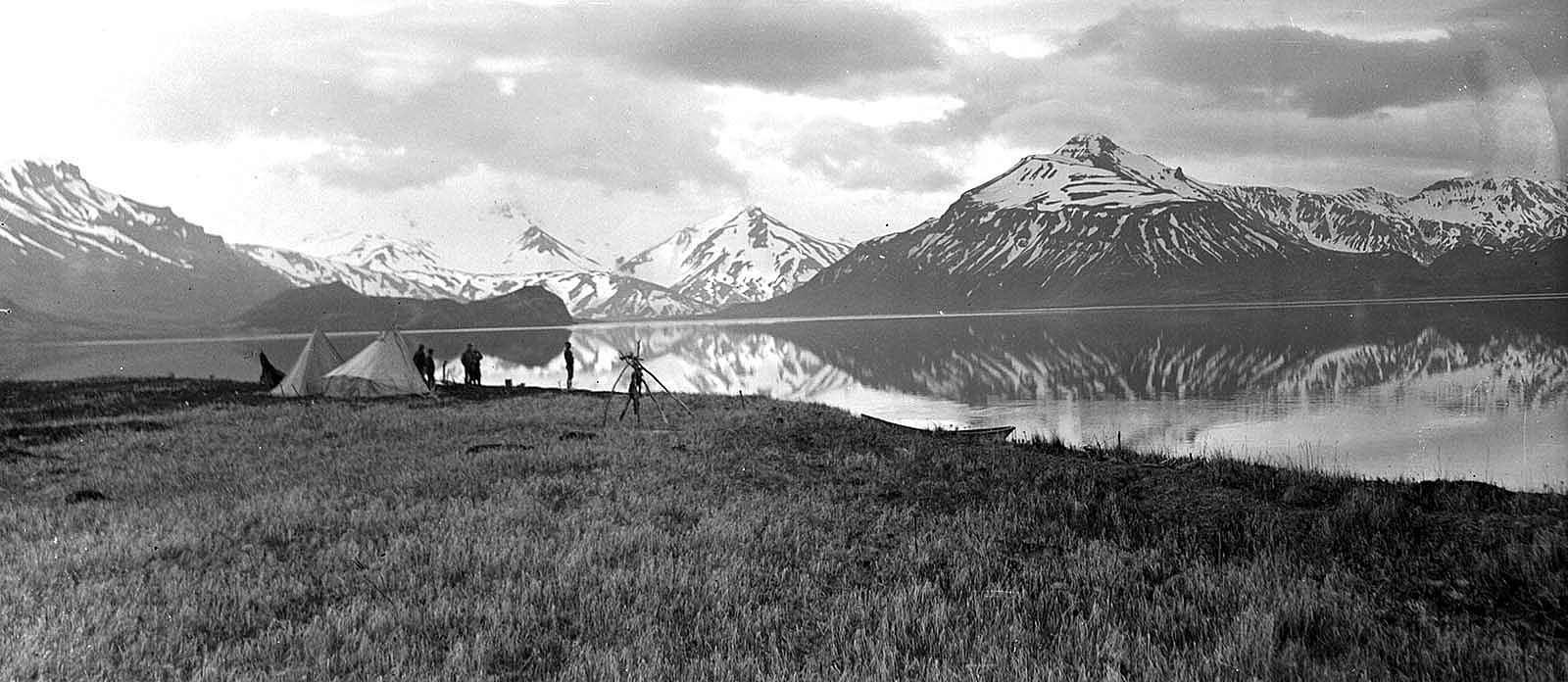 Fig. 15: Bear Lake Camp. MS 305 Harold McCracken Photograph Collection, McCracken Research Library. N115#01990V (detail)