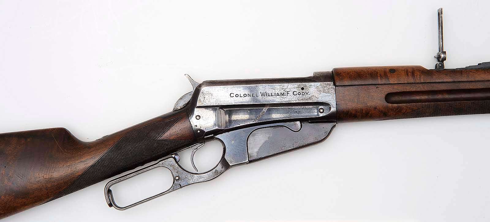 Buffalo Bill's Winchester carbine. Gift of Mrs. George T. Beck. 1.69.369