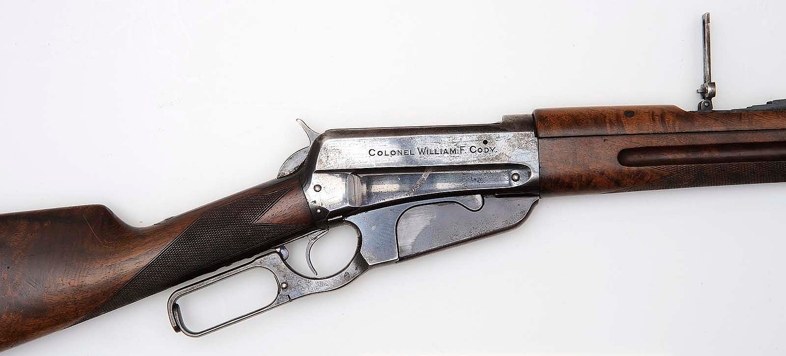 Buffalo Bill's Winchester carbine. Gift of Mrs. George T. Beck. 1.69.369