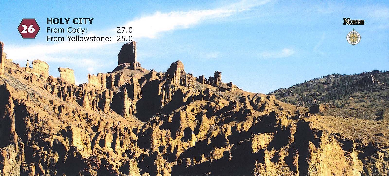 Bob's own photo of the "Holy City," from "Cody to Yellowstone.