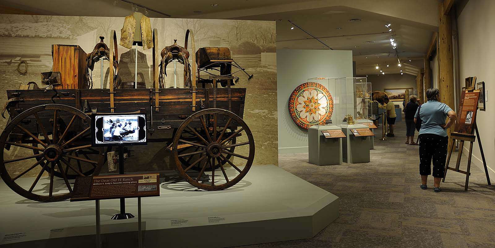 TE Ranch wagon exhibit, Buffalo Bill Museum, 2012.