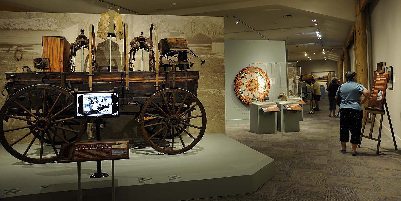 TE Ranch wagon exhibit, Buffalo Bill Museum, 2012.