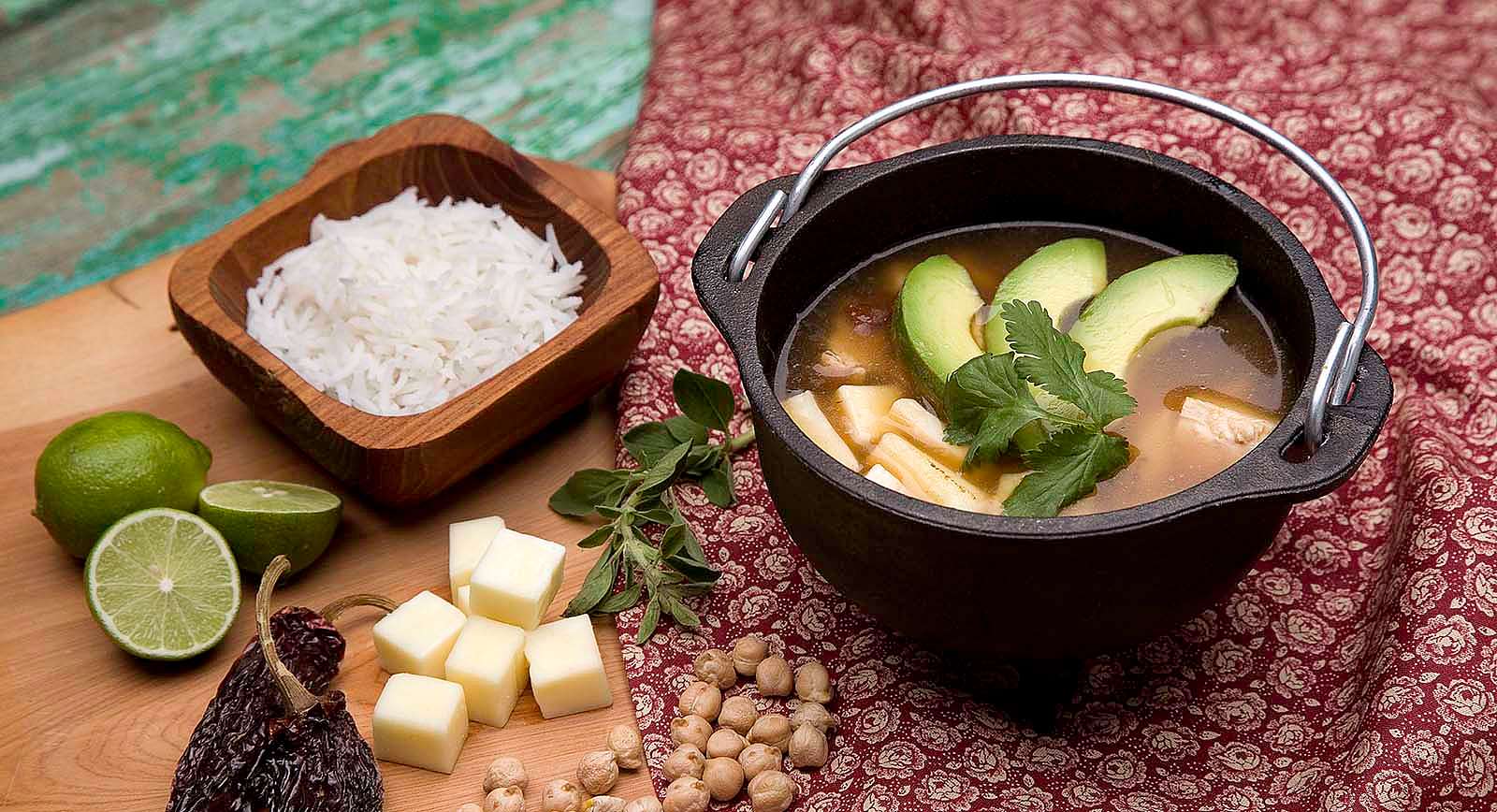 "Bowl of the Wife of Kit Carson" chicken soup