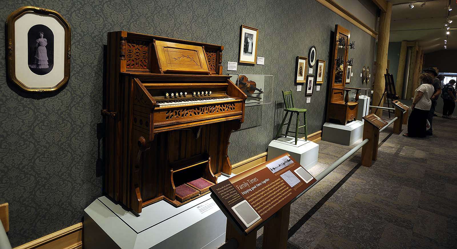 Cody family items, Buffalo Bill Museum, 2012.