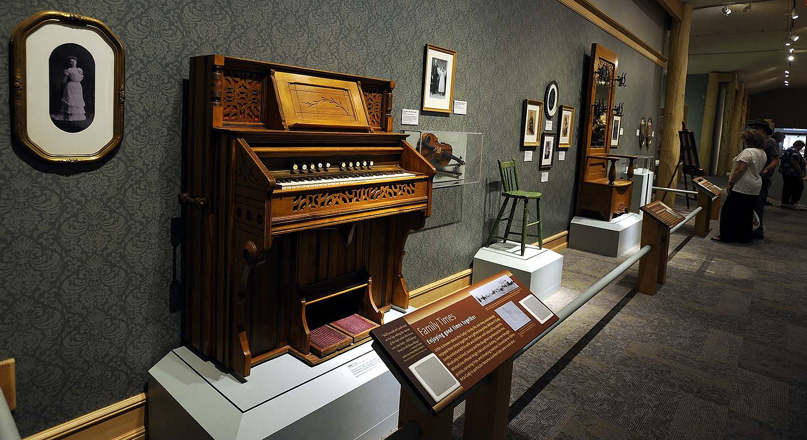 Cody family items, Buffalo Bill Museum, 2012.