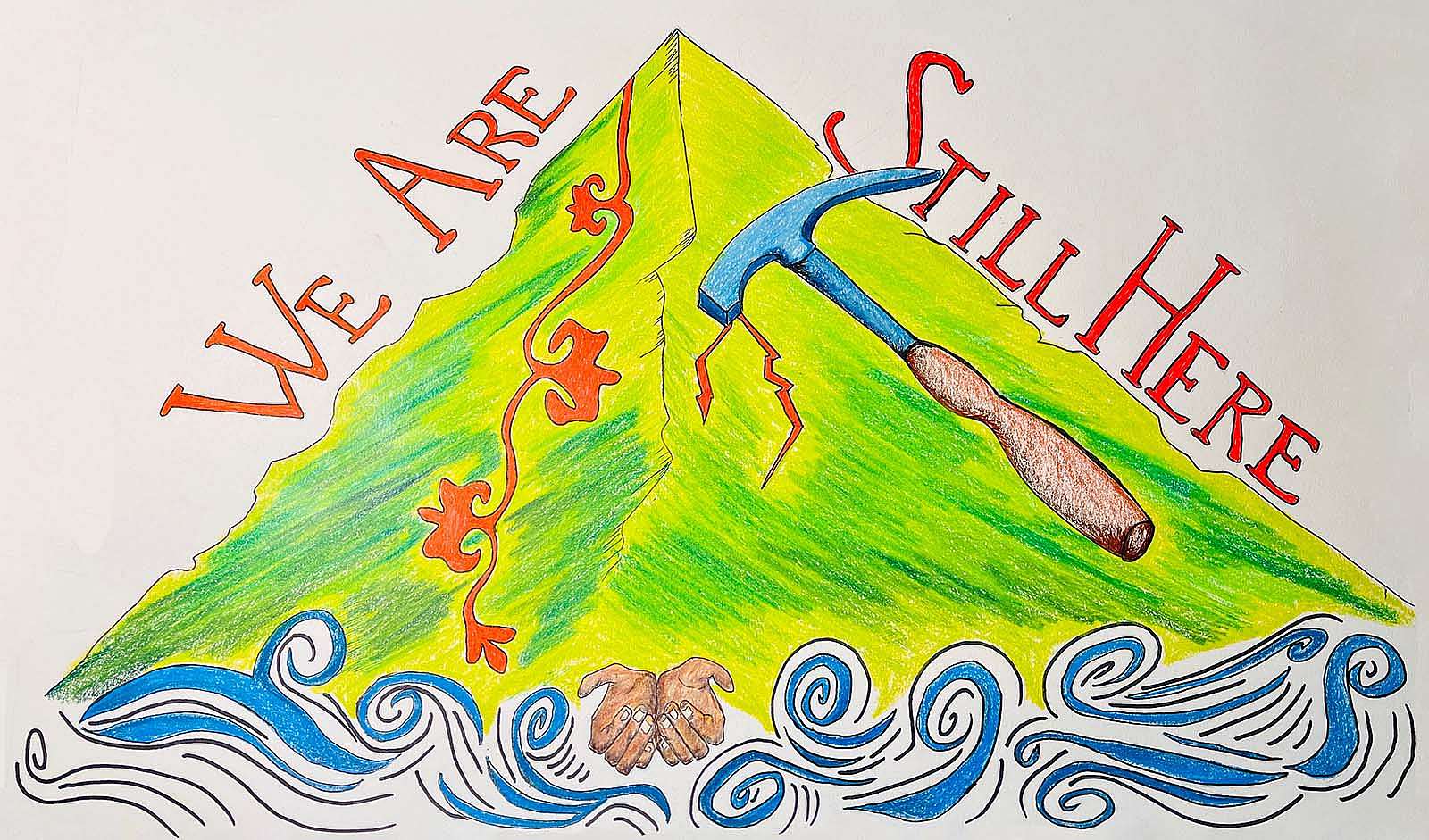 Sarah Ortegon artwork, We Are Still Heree-web