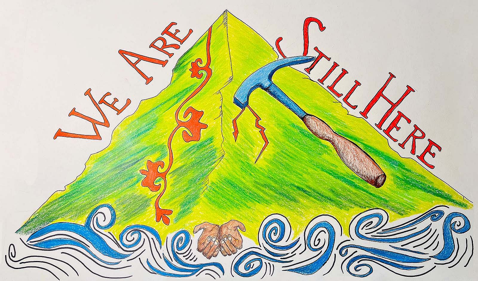 Sarah Ortegon artwork, We Are Still Heree-web