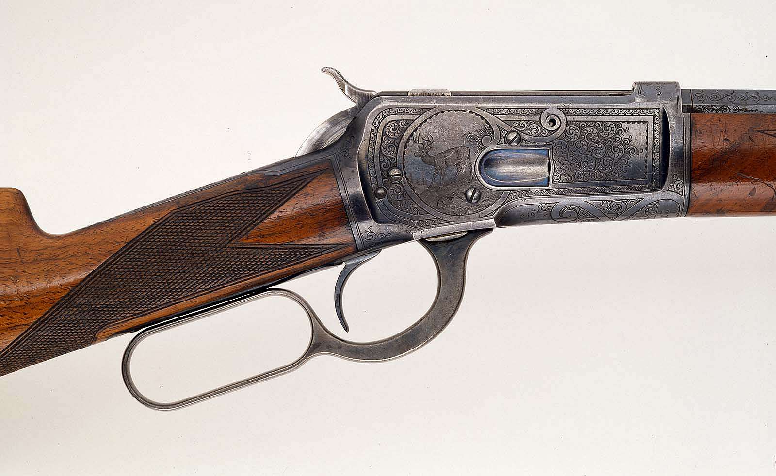 Annie Oakley's Winchester Model 1892 Rifle, 1905, (New Haven, CT), .44-40, Serial #301670. Gift of Dorothy Stone Collins. 1.69.25