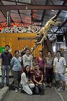 News: Conservation interns visit Caleco Foundry in Cody