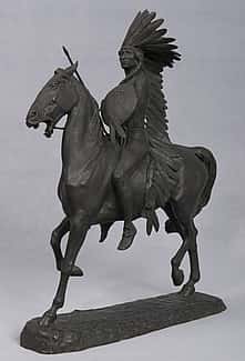 Alexander Phimister Proctor "Indian Warrior," ca. 1898 