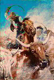 N.C. Wyeth-Cutting Out, 1904
