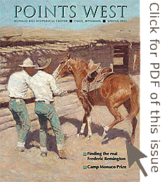 Click for PDF of Points West, spring 2013