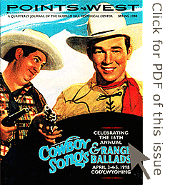 Click here for Points West, Spring 1998 issue