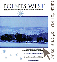 Click here for Points West, Winter 2007