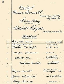 Boone and Crockett Club Meeting Minutes, January 9, 1889. University of Montana – Missoula, Mansfield Library, Boone and Crockett Club Records, 1888-2009, MSS 738