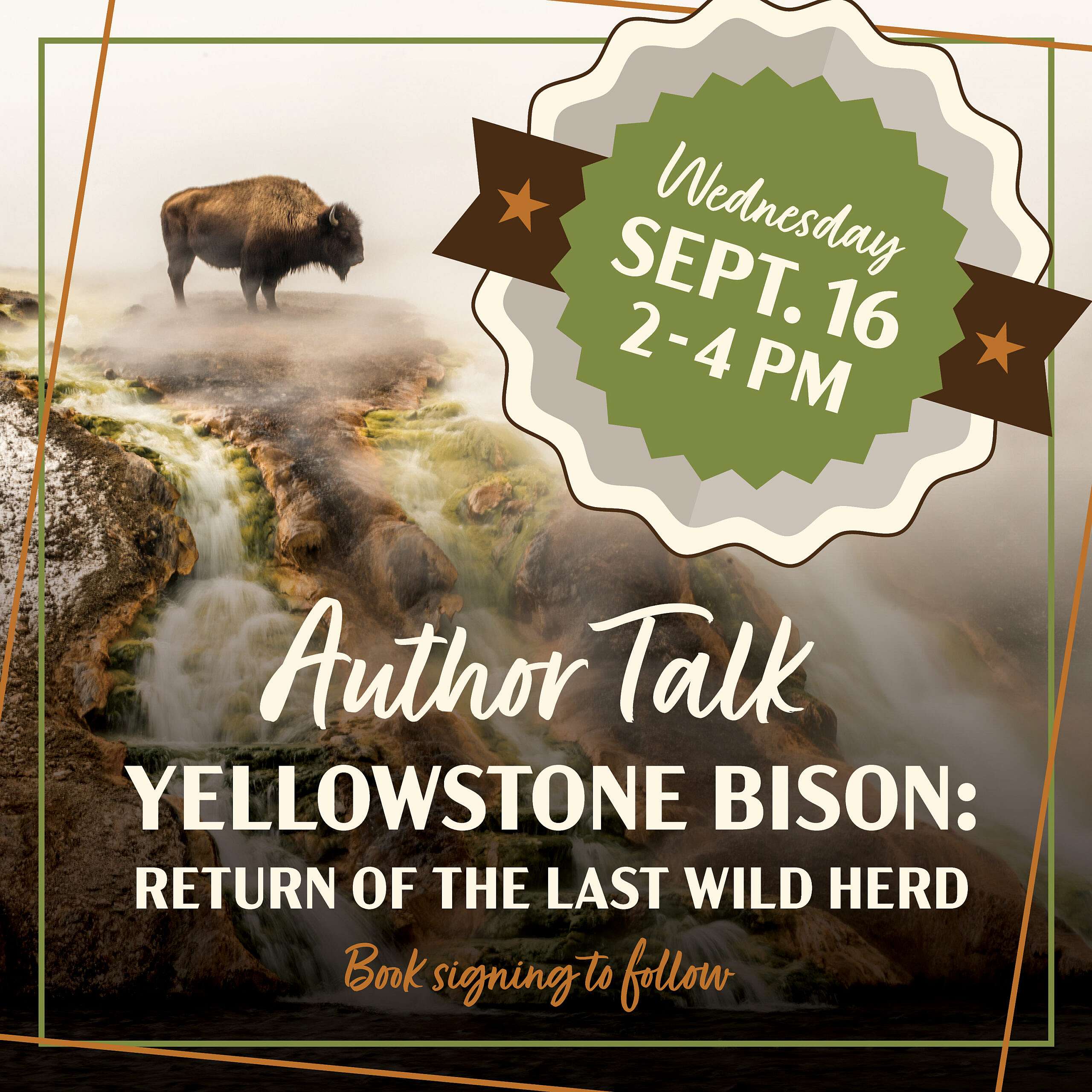 Yellowstone Bison Book