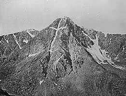 William Henry Jackson's photograph of Mountain of the Holy Cross. ARC-NWDNS-57-1248