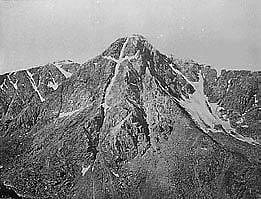 William Henry Jackson's photograph of Mountain of the Holy Cross. ARC-NWDNS-57-1248
