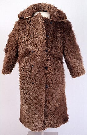 Amelia Earhart buffalo coat