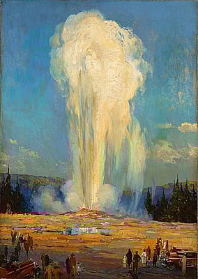 Carl Preussl's Old Faithful, 1929. A Treasure from our West. 3.01