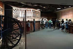 Pictured here are recent visitors to the Cody Firearms Museum pre-renovation. They are sure to marvel on their return visit to the "new" CFM.