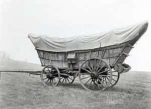 Conestoga wagon, Mercaldo Collection.
