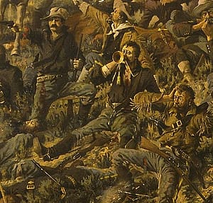Treasures blog 090: Bugler detail. From 19.69 (detail)