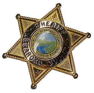 Sheriff's badge prop from the TV series Longmire.