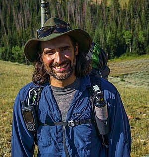 Jason Riggio outdoors.