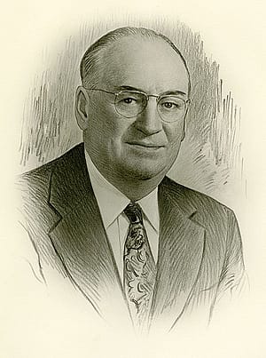 Portrait of J.C. "Kid" Nichols, 1949, by Gillien Lainsom. MS 6 William F. Cody Collection. P.69.0653
