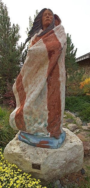 'Sacagawea' by Harry Jackson. 5.80