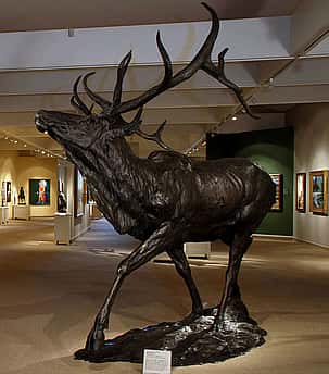 T.D. Kelsey (b. 1946). Testing the Air, 1997. Cast 1/5. Bronze, 110 x 125 x 60 inches. Sidni A. Kelsey Collection donated by her loving husband. 14.12.16