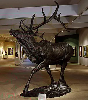 T.D. Kelsey (b. 1946). Testing the Air, 1997. Cast 1/5. Bronze, 110 x 125 x 60 inches. Sidni A. Kelsey Collection donated by her loving husband. 14.12.16